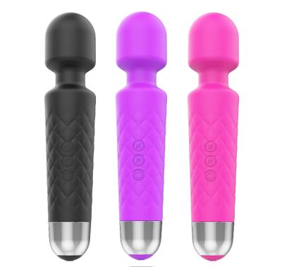 China Female Mini Vibrator Waterproof Rechargeable Japanese Massage Women Vibrator Silicone Vibrator AV Stick Magic Wand Vibrator for sale