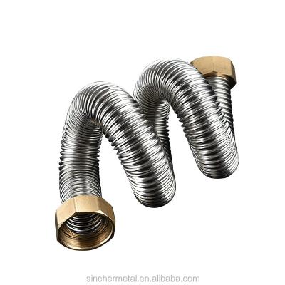 China 304 Stainless Steel Flexible Corrugated Stainless Steel Hose DN 32 for sale