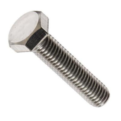 China 200series 300series 400series A2-70 DIN933 DIN931 Types Hex Head Stainless Steel Screw Bolt And Nut Strength for sale