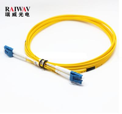 China SC/UPC Fiber Optic Patch Cable Duplex Singlemode Patch Cord for sale