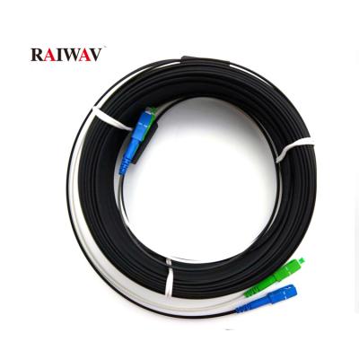 China FTTH Core 2 cores 4core 12core gjxh g657a1 g657a2 g652d gjyxfch g657a1 g657a2 g652d fiber optic indoor outdoor drop cable 1... for sale