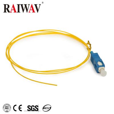 China Telecom/Network 12 Core Pigtail Single Mode Fiber Optic Cable Fan Like With 12 Pcs Colored SC/APC Connectors Price for sale