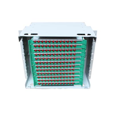 China FTTX ODF Network EZ-Lok 24 Port Core Rack Mount Fiber Optic Patch Panel for sale