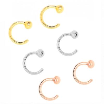 China 925 Sterling Silver Little Ball Huggies Trendy Minimalist Hoop Earrings for Women for sale