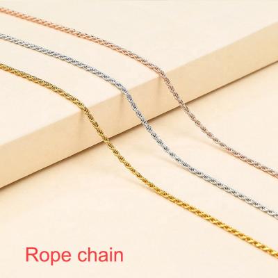 China FASHIONABLE Hot Sale 925 Silver Necklace Women Men Twist Rope Chain Snake Necklace Jewelry for sale