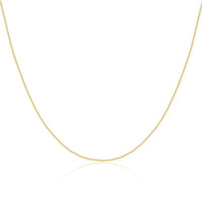 China Nickel and Lead Free Sterling Silver Gold Plated Ball Chain Necklace Adjustable Jewelry 925 for sale