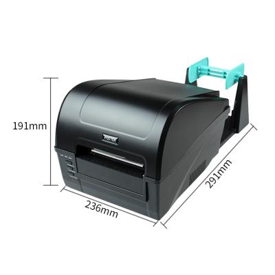 China Black Desktop Thermal / Thermal Transfer Label Printer C168 Single Operation Label Printer for sale