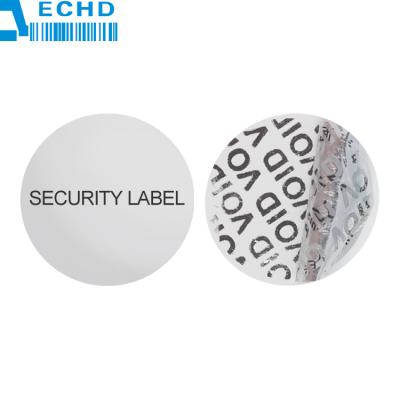 China Anti-Counterfeit Skillful Workmanship Anti-Counterfeit Label Ripping Invalid Anti-tamper Logo Label NULL Custom Custom for sale