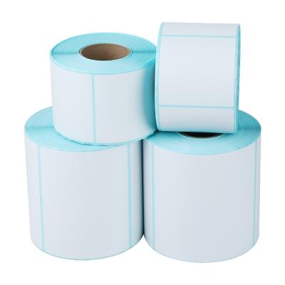 China 2021 High Quality Heat Sensitive Three-proof Label Paper Label Paper Thermal Self Adhesive Barcode Printing Paper for sale