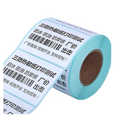 China Paper Roll Label Lamination Sticker White Shipping Label Blank Thermal Direct Matte/Grossy Address Packing Slip for sale