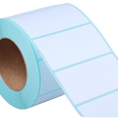 China White matte/grossy self-adhesive transport lamination packing slip paper logistics direct thermal label roll up thermal label for sale