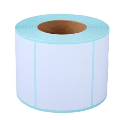 China Electronic label lamination three label printing paper barcode self-adhesive supermarket anti-thermal paper matte/grossy paper for sale