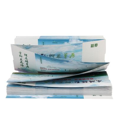 China Waterproof customize various attractions concert tickets can be printed one-time ticket printing labels for sale