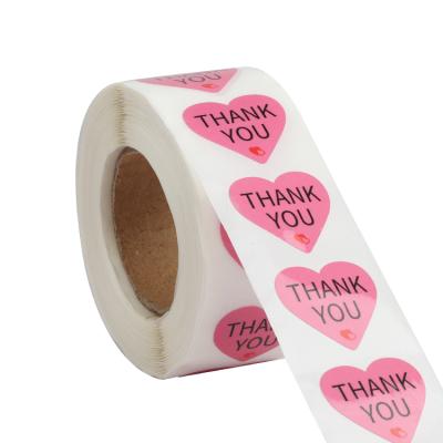 China Christmas Thanksgiving Day Gift Waterproof Luxury Custom Sticker Roll Label Round Stickers Printing for sale