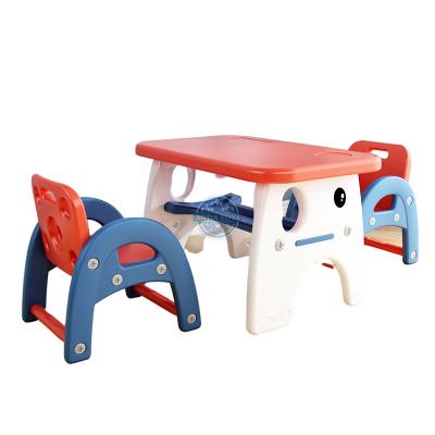 China Hot Selling Modern Audatoys A06101 Kids Children Learning Table And Chair For Home And Kindergarten for sale