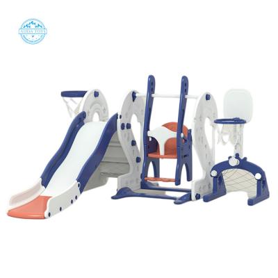 China A01201A Modern Wholesale Kids Kids Jumpsuit Multifunctional Indoor Baby Slide With Swing for sale