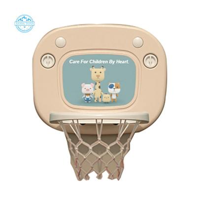 China Wholesale Collapsible Foldable Square Baby Mini Hoop Framed Basketball Frame Basketball for sale