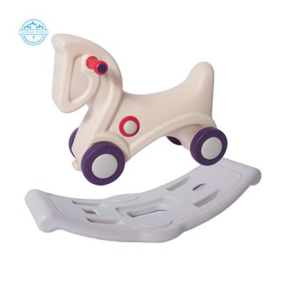 China Ride As Soon As A02120 Toy Factory New Arrival 2021 Straight 2 In 1 Kids Ride On Animal Rocking Horse Toy With Scooter for sale