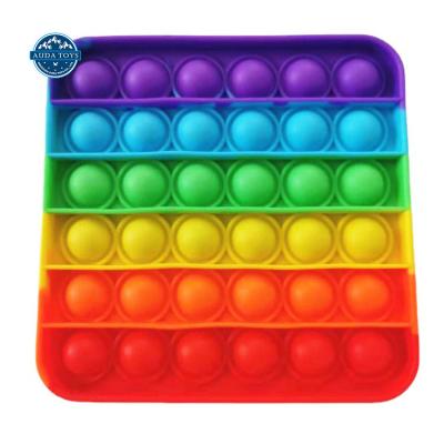 China Eco-friendly Material Plastic Educational Toys Adjust Shape Rainbow Gobang Busy Person Toys for sale