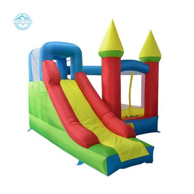 China A09301 Wonderful Bouncy Castles Indoor And Outdoor Games Inflatable Bouncer Bounce House With Slide For Kids And Adults for sale