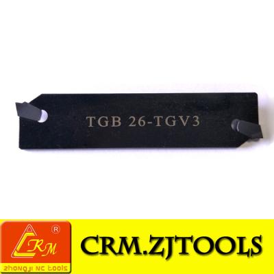 China Zjtools external turning tool crm sp300 TGV31 Grooving going off holder and tool insert for sale