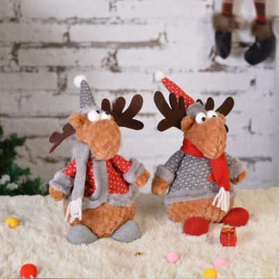 China Christmas Chair Deco Sinyoo Christmas Gnome Rocker Elk Doll Dwarf Doll Christmas Decorations Doll for sale