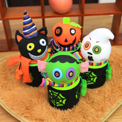 China Halloween Cobweb Ghost Candy Jar Kindergarten Halloween Gift Apple Box Christmas Chair Deco Snyoo Halloween Decoration Ideas for sale