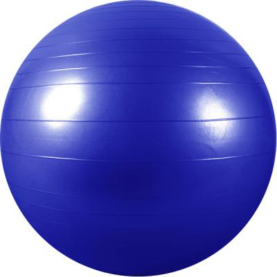 China Wholesale Custom Durable Soft Exercise Gym Anti-burst PVC Waist Logo 95cm Yoga Ball Yoga Ball With Foot Pump for sale