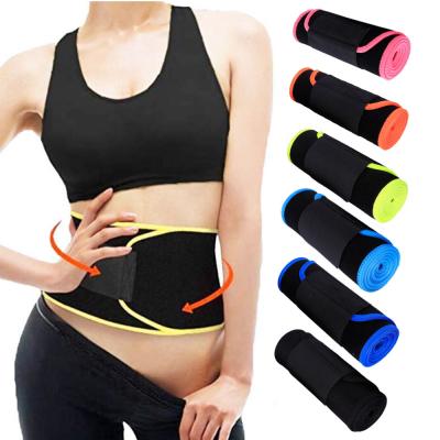 China High Quality Easy Fit Slender Back Body Slim Body Support Adjustable Neoprene Waist Trimmer Sweated Slim Trainer Belt for sale