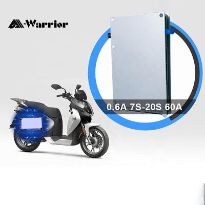 China E-scooter/E-motor/EV-2 18S 60V Wheelers A-Warrior BMS lithium 3.7V cell DC 60A li-ion for AGV EV wheelers bms active equalizer -2W 2 from ATV for sale