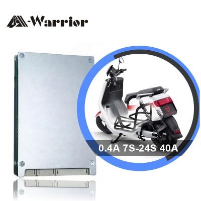 China A-warrior BMS worker electric vehicles E-scooter/E-motor/EV-2 2 wheelers lithium battery management system lifepo4 23S 40A bluetooth monitor cells for sale