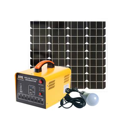 China High Quality Mini Portable Solar Power Generator Home Use For Home And Camping for sale