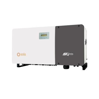 China Solar Power System Solis PV Inverter 100kW 110kW 125kW 5G 3 Expression Solar Inverter for sale