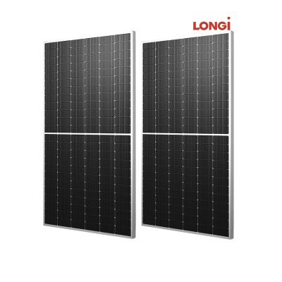 China LONGi PV Module 450W 530W Mono Solar Power System Best Selling Half Cell Solar Panels With 25 Years Warranty for sale