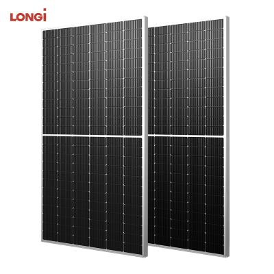 China Solar Power System LONGi A Grade Half Cut Mono Solar Panels 445w 440w 450w 540Wp TUV Solar System for sale