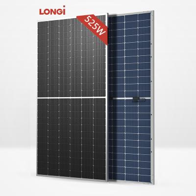 China Solar Power System DJSC Solar Power Plant PV Module 525W Solar Panel Photovoltaic Solar Panels for sale