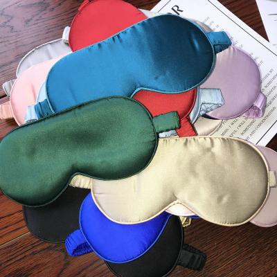 China Wholesale Adjustable Natural Silk Blindfold 100% Silk Eye Mask Sleep Mask Anti-puffiness Pure Silk Eye Mask For Sleeping for sale