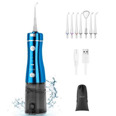 China Hygiene Convenient Cordless Oral Water Flosser Dental Care Oral Cleaner Whitening Electric Irrigate Water Flosser Teeth Cleaner for sale