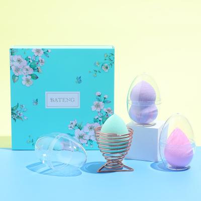 China Soft 2021 Beauty Sponge Set Face Powder Cosmetic Wholesale Private Label Beauty Sponges Makeup Facial Sponge for sale