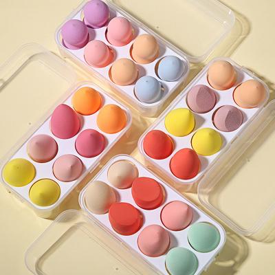 China Wholesale Soft Promotional Hydrophilic Makeup Sponge Holder Plastic Make Up Sponge Set Private Label Reusable Beauty Makeup Sponge for sale