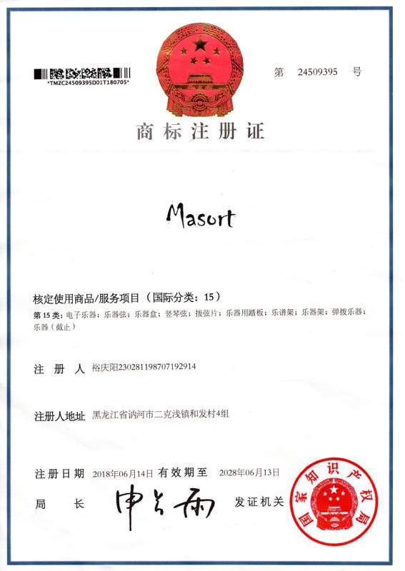 Verified China supplier - Yiwu Masort Musical Instrument Company