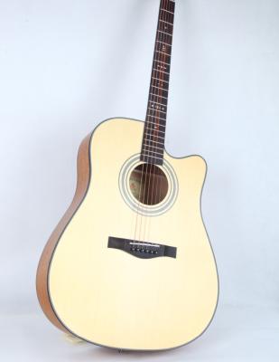 China 41inch Fir Mahogany Matte Finish Engelmann Acoustic Guitar for sale