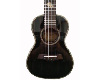 China LT906 Ebony Solid Wood Guitar 23' Ebony Concert Ukulele Wooden Ukulele for sale