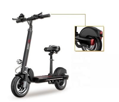 China 10 inch unisex electric scooter motorcycle 500w electric scooter 48V 12AH black motor power battery foldable for sale