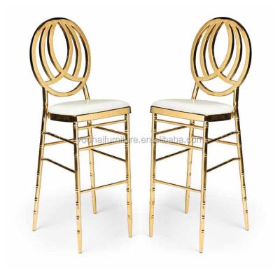 China Wedding Phoenix rental bar stool/stainless steel hotel/home/events factory sales high chairs for wedding for sale