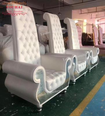 China Wholesale Hotel Chair Modern Classic Royal King Throne Wedding Chair For Bride And Groom for sale