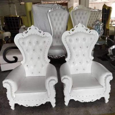 China Royal Chair Wedding Hotel Chair Crown Queen Throne Rental for sale