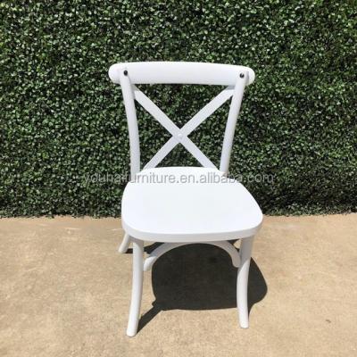 China modern kids party white plastic child cross back chair for sale for sale