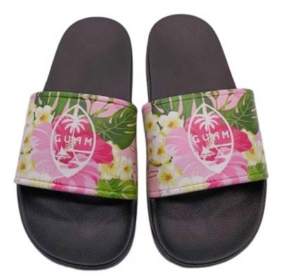 China Wholesale Fashion Trend Beach Outdoor Summer Fancy Slippers for Women Full Flowers Printed Slipper Slipper for sale