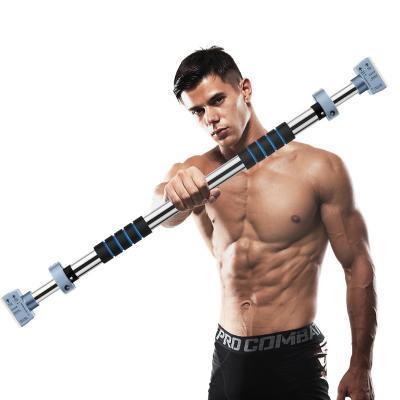 China New Design Universal No Screw Home Workout Chin Portable Pull Up Bar Exerciser Bar Training Door Adjustable for sale